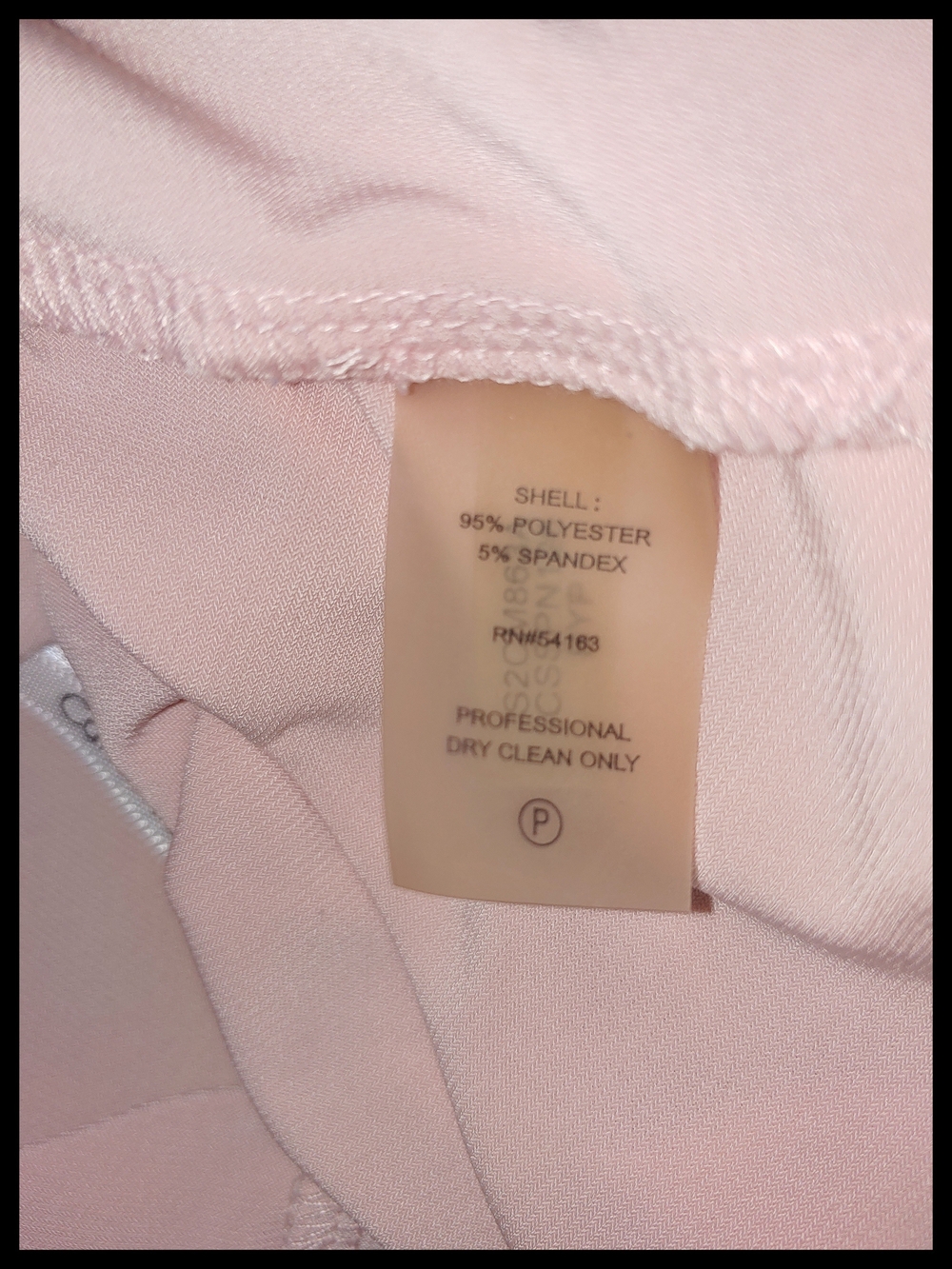 Calvin Klein Blush Pink Sleeveless Cowl Neck Blouse - Picture 3 of 6